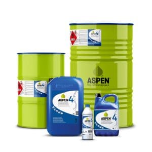 Aspen 4 available in various sizes from 1 litre to 200 litres